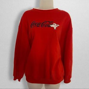 Vintage Long sleeved red coca-Cola sweatshirt